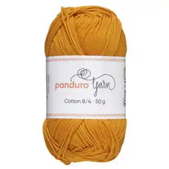 Panduro Garn cotton 8/4 50 g løvegul tilbud