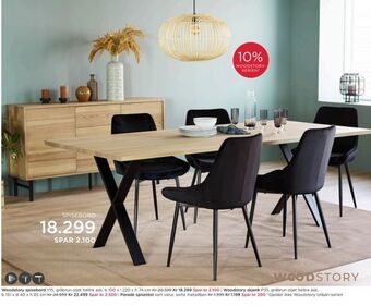 Møbelringen Woodstory spisebord tilbud