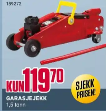 Europris Ukjent garasjejekk tilbud
