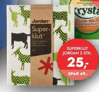 Superklut jordan 2 stk