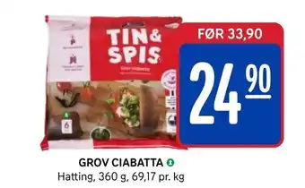 Rema 1000 Grov ciabatta tilbud