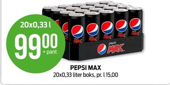 Kiwi Pepsi max brus tilbud
