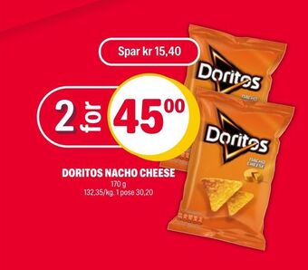Coop Extra Doritos nacho cheese tilbud