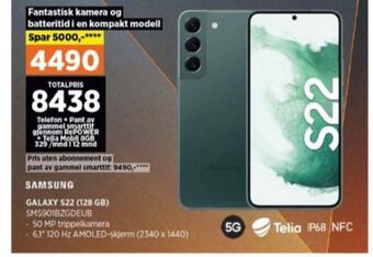 POWER Samsung galaxy s22 mobiltelefon tilbud