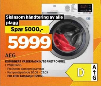POWER Aeg vask och tørk tilbud