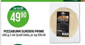 Kiwi Pizzabunn surdeig prime tilbud