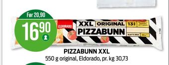 Kiwi Pizzabunn xxl tilbud