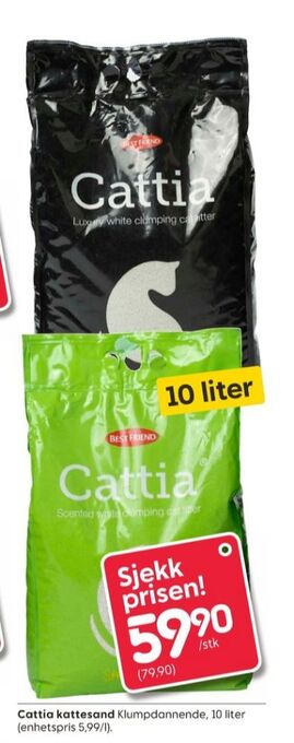 Rusta Best friend kattesand tilbud