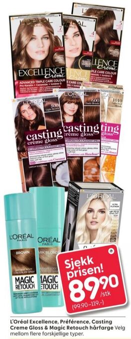 Rusta Casting creme gloss hårfarge tilbud