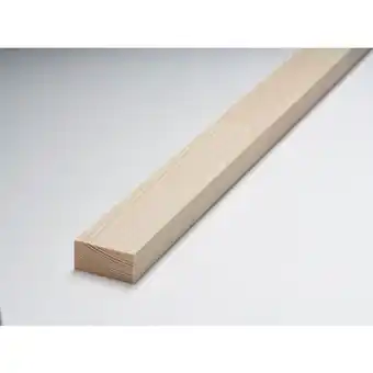 Maxbo Trespile fingerskjøtt furu 21x043x2390 hvitpigmentert harmoni tilbud