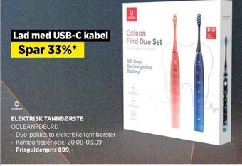 POWER Elektrisk Tannbørste tilbud