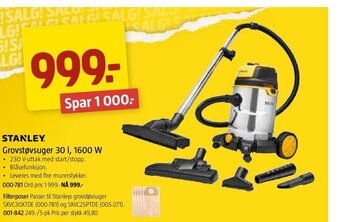 Jula Grovstøvsuger 30 l, 1600 W tilbud
