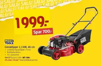 Jula Gressklipper 2.3 kW, 46cm, tilbud