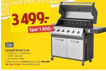 Jula Gassgrill 90x41.5 cm tilbud