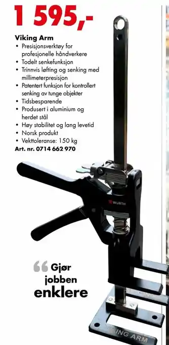 Würth Viking Arm tilbud