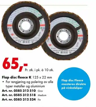 Würth Flap disc fleece K tilbud