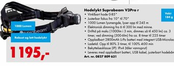 Würth Hodelykt Suprabeam V3Pro r tilbud