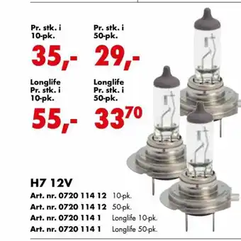 Würth H7 12V tilbud