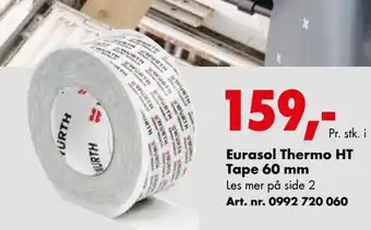 Würth Eurasol Thermo HT Tape 60 mm tilbud