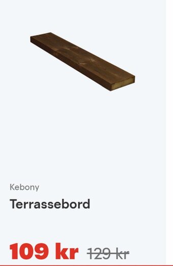 Maxbo Terrassebord tilbud