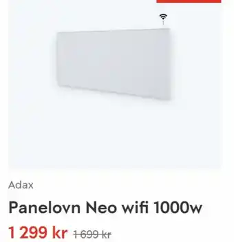 Maxbo Panelovn Neo wifi 1000w tilbud