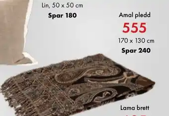 Fagmøbler Amal pledd tilbud