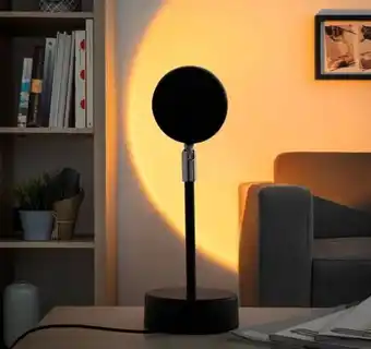 Importpris Solnedgangsprojektor lampe sulam tilbud