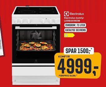 Skousen Electrolux komfyr lkr6441now tilbud
