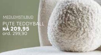 Nille Pute Teddyball tilbud