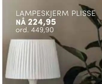 Nille Lampeskjerm Plisse tilbud