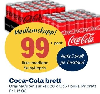 Coop Extra Coca-Cola Brett tilbud