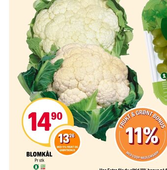 Coop Extra Blomkål tilbud