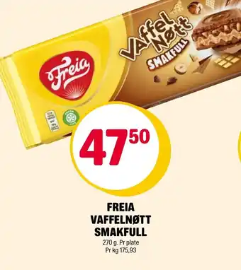 Coop Extra Freia Vaffelnøtt Smakfull tilbud