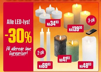 Europris Alle LED-lys tilbud