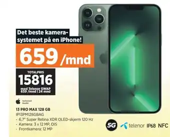 POWER 13 Pro Max 128 GB tilbud
