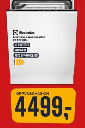 Skousen Electrolux Oppvaskmaskin EEA27200L tilbud