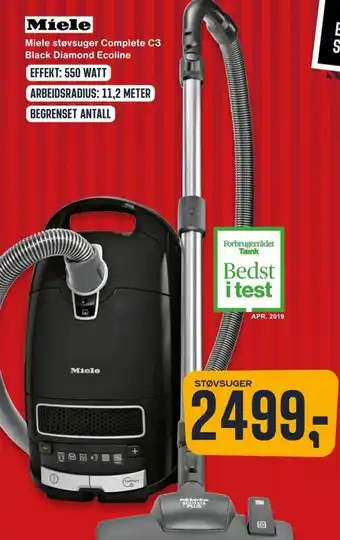 Skousen Miele Støvsuger Complete C3 Black Diamond Ecoline tilbud