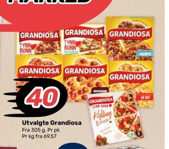 Coop Marked Grandiosa pizza tilbud