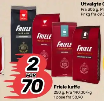 Coop Marked Friele kaffe formalet tilbud