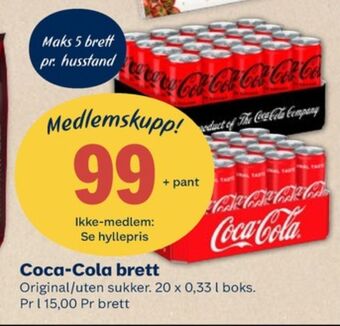 Coop Marked Coca-cola brus tilbud