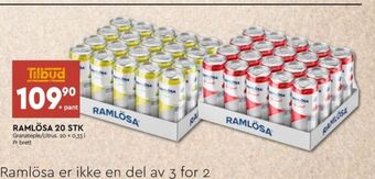 Coop Mega Ramlösa mineralvann tilbud