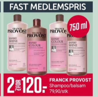 Europris Franck provost shampoo tilbud
