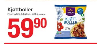 Spar Prior kjøttboller tilbud