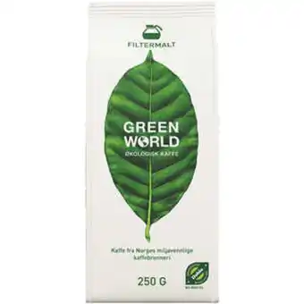 Meny Green world kaffe tilbud