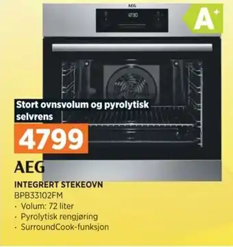 POWER Integrert Stekeovn BPB33102FM tilbud