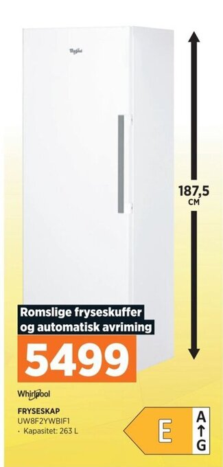 POWER Fryseskap tilbud