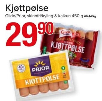 Spar Kjøttpølse tilbud