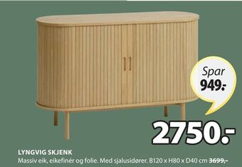 JYSK Lyngvig skjenk tilbud