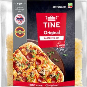 Meny Ekte revet ost tilbud