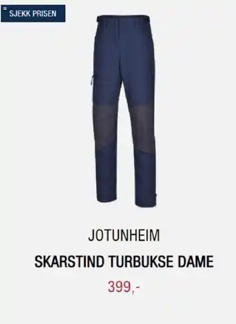 Sport 1 Jotunheim Skarstind Turbukse Dame tilbud